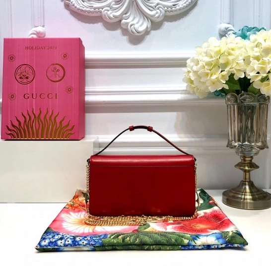 Firstbag ru smooth bag Gucci shoulder leather Zumi small 0715